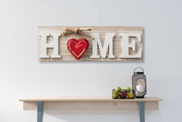 Obraz z napisem Home