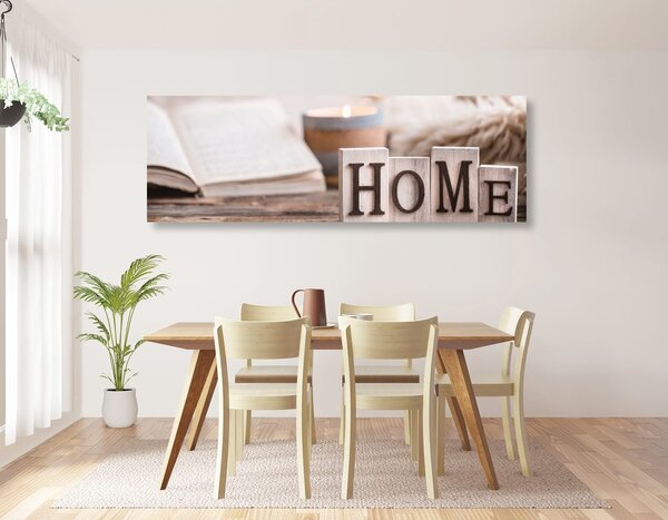 Obraz drewniane litery z napisem Home