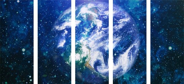 5-częściowy obraz zdjęcie z NASA