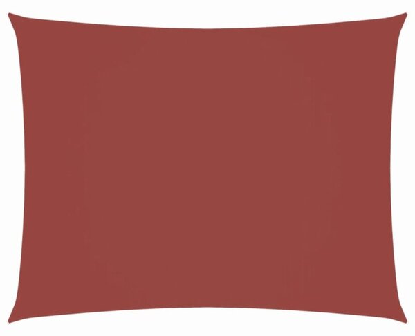 Prostokątny żagiel ogrodowy, tkanina oxford, 2x3,5 m, terakota