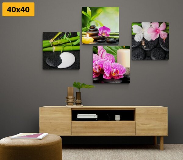 Zestaw obrazów martwa natura Feng Shui