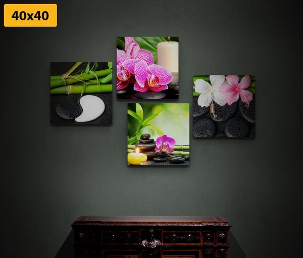 Zestaw obrazów martwa natura Feng Shui