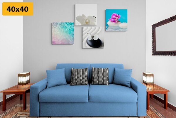 Zestaw obrazów Feng Shui w ciekawych zestawieniach kolorystycznych