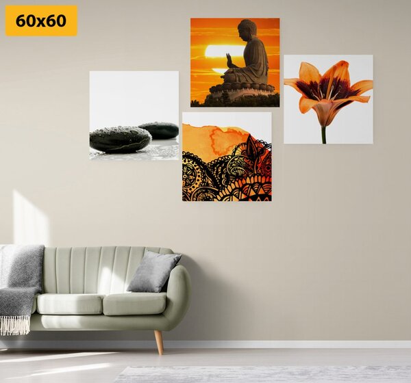 Zestaw obrazów Feng Shui w niepowtarzalnym stylu