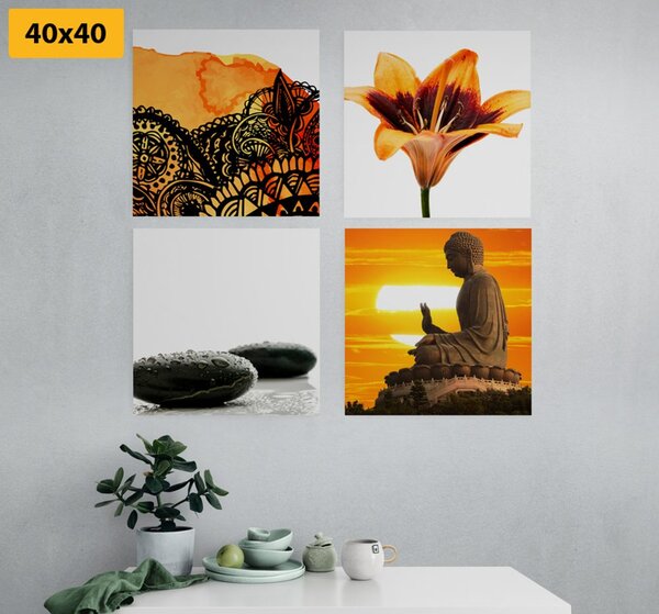 Zestaw obrazów Feng Shui w niepowtarzalnym stylu