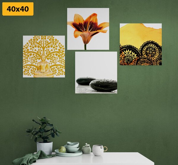 Zestaw obrazów połączenie Feng Shui