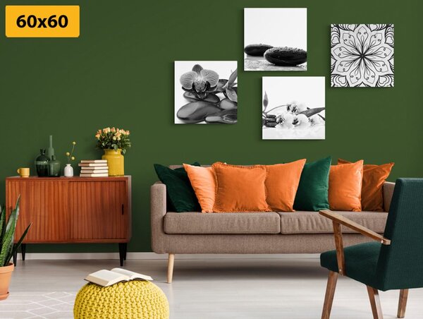 Zestaw obrazów zapach spokoju Feng Shui