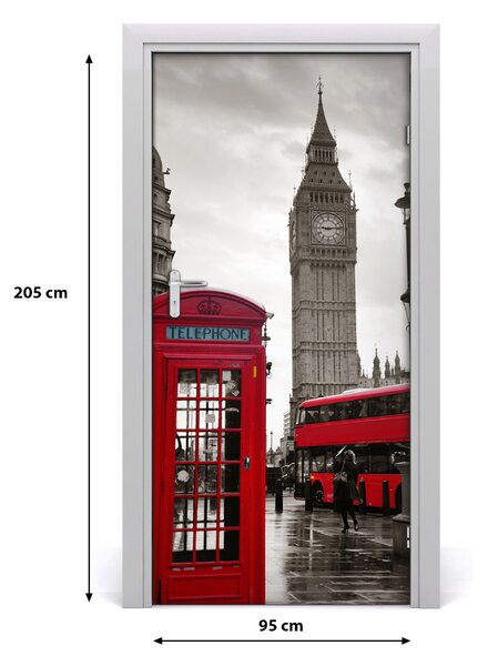 Fototapeta samoprzylepna na drzwi Big Ben Londyn