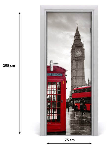 Fototapeta samoprzylepna na drzwi Big Ben Londyn