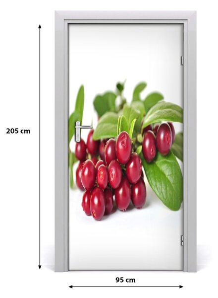 Naklejka na drzwi do domu samoprzylepna Borówka