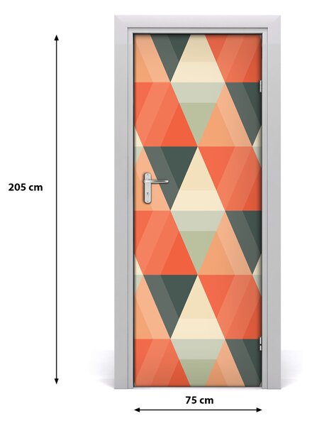 Naklejka fototapeta na drzwi Geometryczne tło
