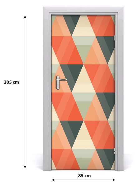 Naklejka fototapeta na drzwi Geometryczne tło