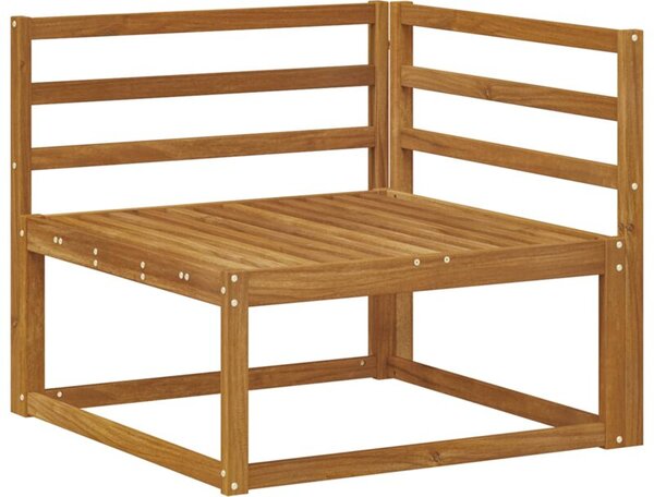 Sofa narożna na zewnątrz naturalny 83 x 83 x 73 cm