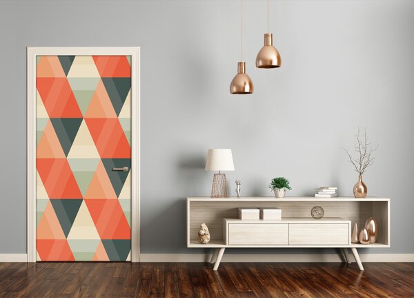 Naklejka fototapeta na drzwi Geometryczne tło