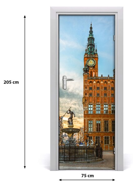 Fototapeta samoprzylepna na drzwi Gdańsk Polska