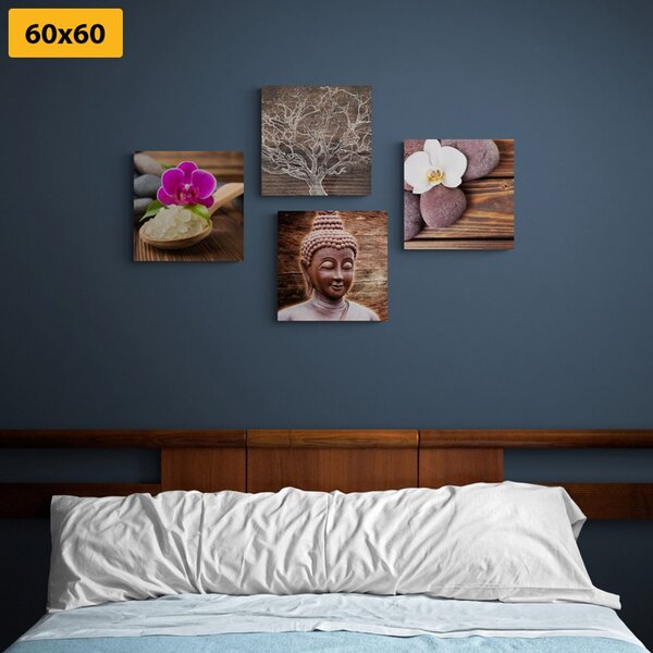 Zestaw obrazów Feng Shui w naturalnym designie
