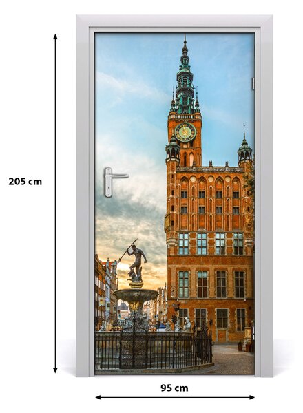 Fototapeta samoprzylepna na drzwi Gdańsk Polska