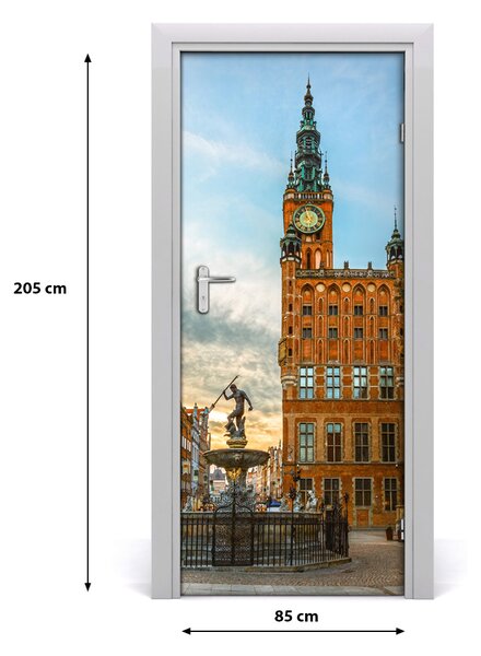 Fototapeta samoprzylepna na drzwi Gdańsk Polska