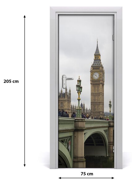 Fototapeta samoprzylepna na drzwi Big Ben Londyn