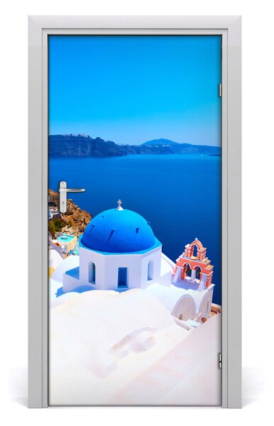 Fototapeta samoprzylepna na drzwi Santorini Grecja