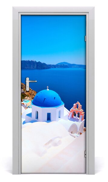 Fototapeta samoprzylepna na drzwi Santorini Grecja