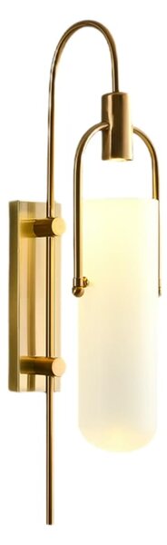 Balde - Kinkiet LED 65 cm Złoty Metal + Szkło