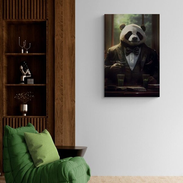 Obrazy zwierzęcy gangster panda
