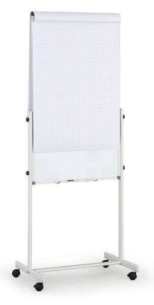 Mobilny flipchart, powierzchnia kombinowana, 1200 × 700 mm