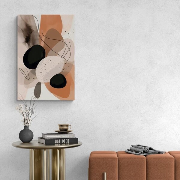 Obraz abstrakcyjne kształty skały