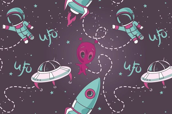 Obraz przyjazny ufo