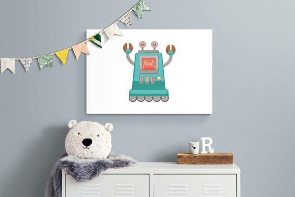 Obraz dla dziecięcych miłośników robotów