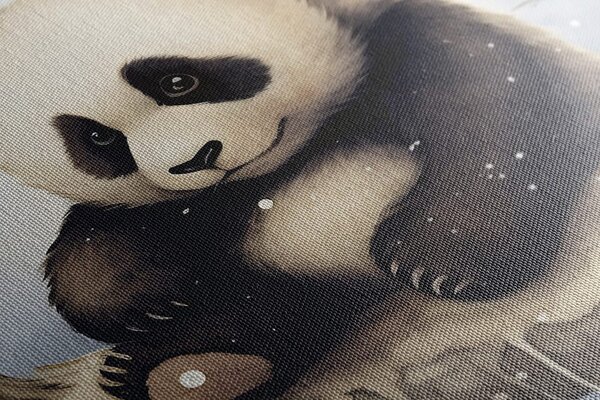 Obraz rozmarzony panda