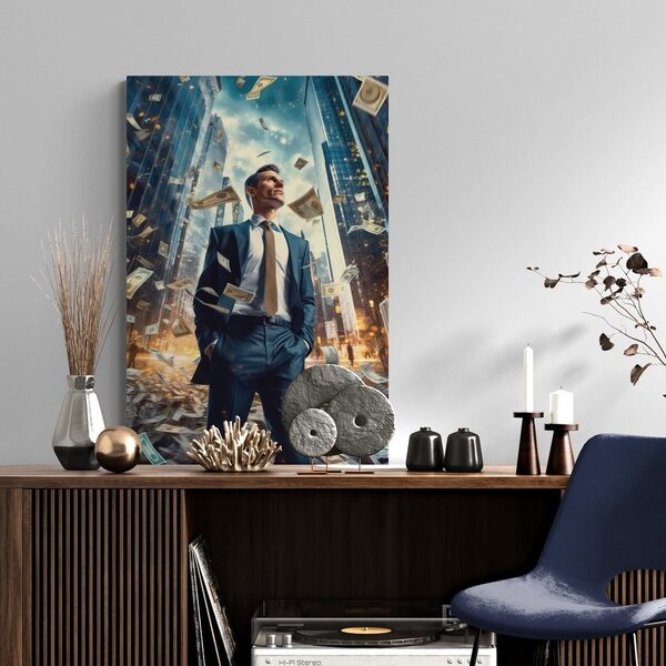 Obraz biznesmen z Wall Street