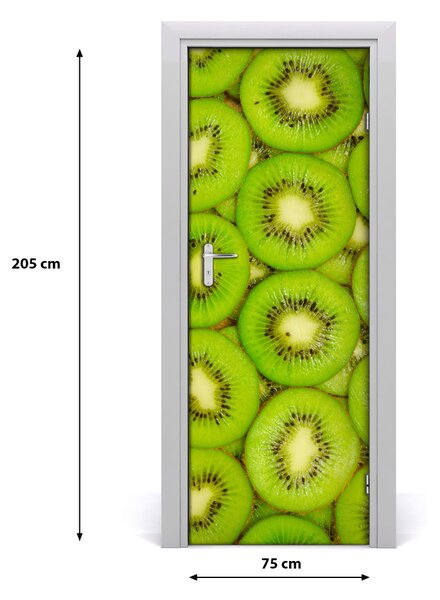 Naklejka na drzwi do domu samoprzylepna Kiwi