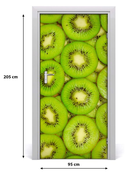 Naklejka na drzwi do domu samoprzylepna Kiwi