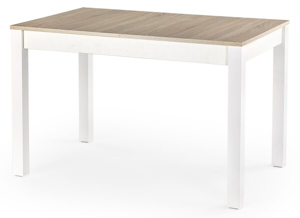 Regulowany stół do salonu i jadalni Biało – brązowy SONY