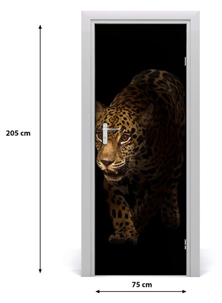 Naklejka samoprzylepna na drzwi Jaguar