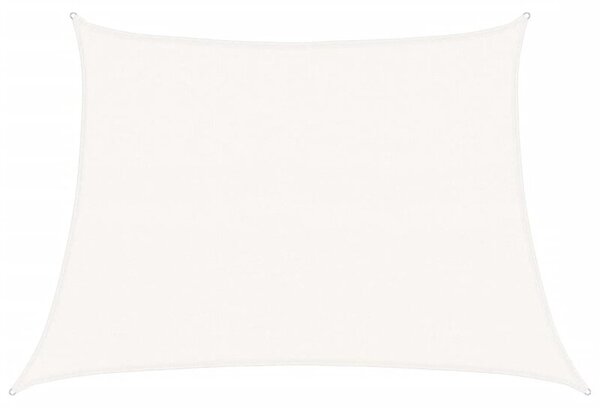 Żagiel przeciwsłoneczny, 160 g/m², biały, 4/5x3 m, hdpe
