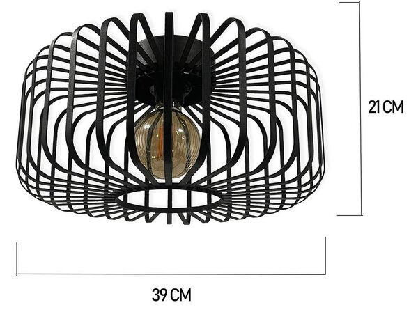 Lampa sufitowa Niko ROYALTECH, możliwość ściemniania, salon / jadalnia, metal, nowoczesny