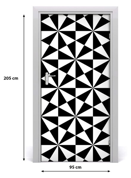 Naklejka fototapeta na drzwi Geometryczne tło