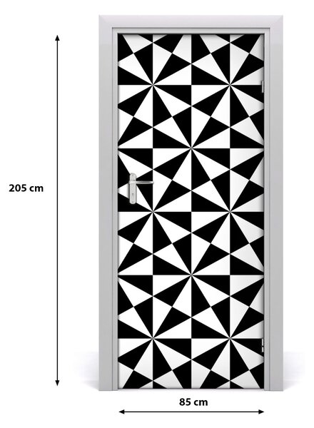 Naklejka fototapeta na drzwi Geometryczne tło