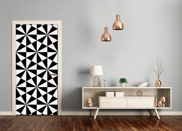Naklejka fototapeta na drzwi Geometryczne tło