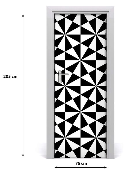 Naklejka fototapeta na drzwi Geometryczne tło