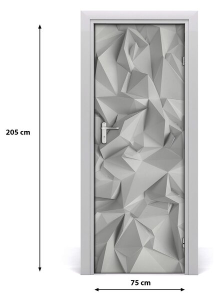 Naklejka samoprzylepna na drzwi Abstrakcja 3D