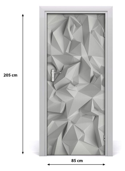Naklejka samoprzylepna na drzwi Abstrakcja 3D