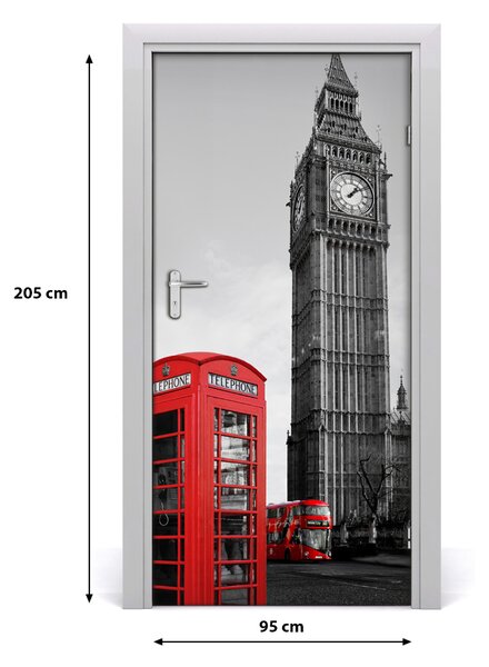 Fototapeta samoprzylepna na drzwi Big Ben Londyn