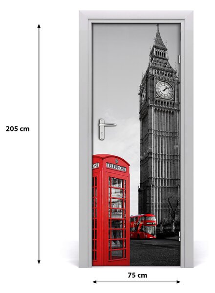 Fototapeta samoprzylepna na drzwi Big Ben Londyn