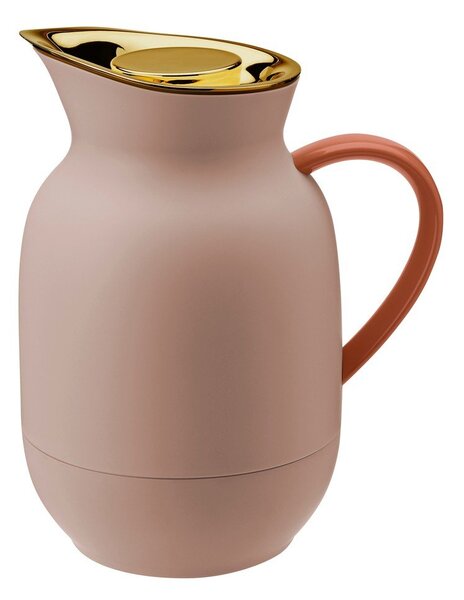 Brzoskwiniowy plastikowy dzbanek termos 1 l Amphora – Stelton
