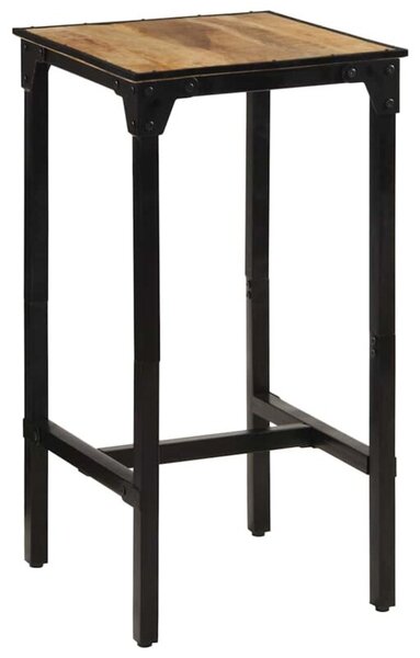 Stolik barowy, 60x55x107 cm, surowe drewno mango