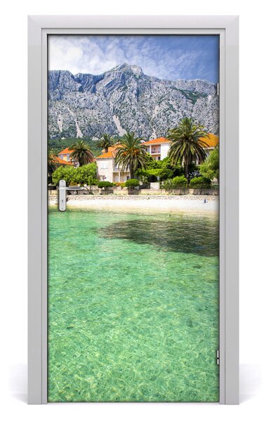 Naklejka fototapeta na drzwi Plaża w Chorwacji